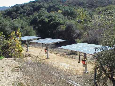 pole mount or tracker solar panels